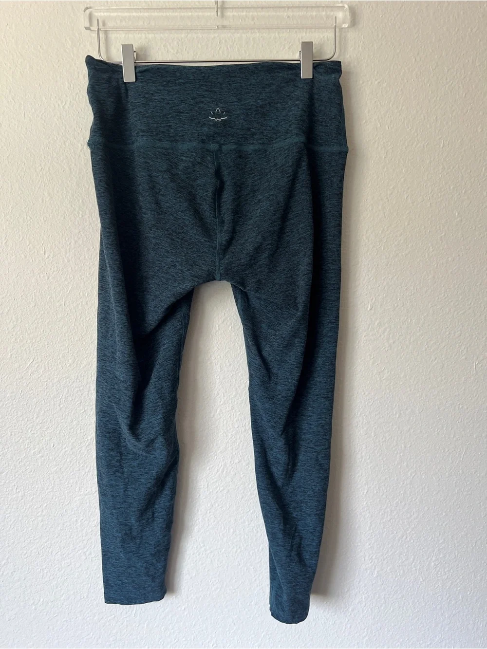 Beyond Yoga Spacedye Take Me Higher Long Legging Blue and Black 1X